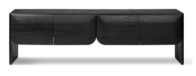 Jesper Home TV-meubel 'Mehamn' Mindihout, 200cm, kleur Zwart