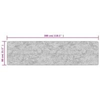 VidaXL Vloerkleed wasbaar anti-slip 80x300 cm meerkleurig - thumbnail