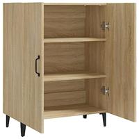 Dressoir 70x34x90 cm bewerkt hout sonoma eikenkleurig - thumbnail