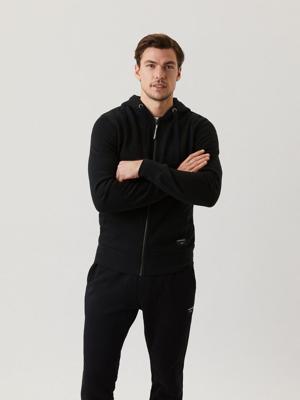 Björn Borg Centre Zip Hoodie Fleece Heren Black Beauty L