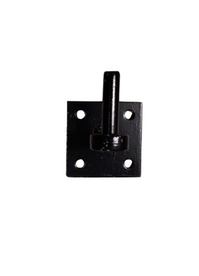 Waelbers Duim rond 19mm op plaat 10x10 zwart - 10 Stuk(s) - 818317.05