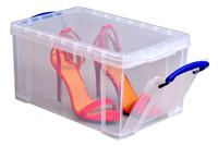Really Useful Box opbergdoos 14 liter met opening aan de voorkant, transparant - thumbnail