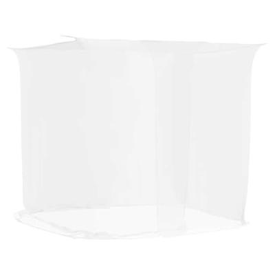VidaXL Hangende klamboe 156 gaas 220x120x150 cm wit