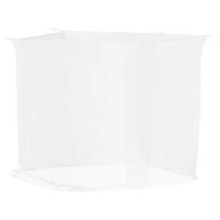 VidaXL Hangende klamboe 156 gaas 220x120x150 cm wit - thumbnail