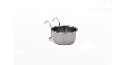 Rvs coop cups met houder - 7 cm - thumbnail