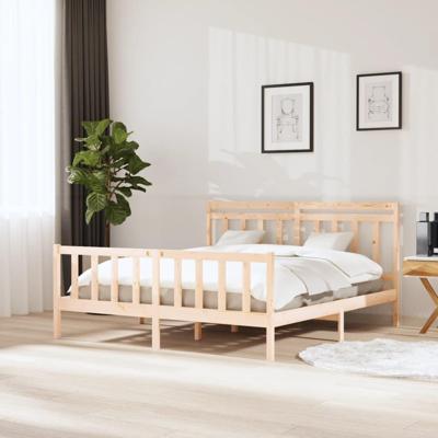 Bedframe massief hout 180x200 cm