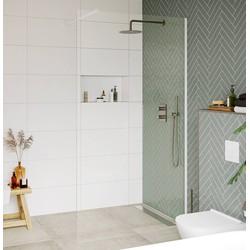 Saqu Modulo inloopdouche incl. antikalk 90x210cm mat wit