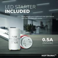 LED TL armatuur 150cm dubbel - T8 (G13) - 60 Watt 10500 lumen (175lm/W) - 6000K daglicht wit (860) - Koppelbaar - Flikkervrij - IP65 waterdicht - LED TL Lamp - thumbnail