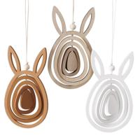 Boltze Home deco hanger haas 7,5x13,5cm - thumbnail