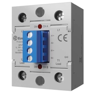 Finder Halfgeleiderrelais 77C290248671 50 A Schakelspanning (max.): 660 V/AC Schakelend op momentele waarde 1 stuk(s)