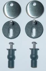 Wiesbaden Quick-Release zitting luxe bevestigingset compleet