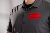 Etiket dymo labelwriter naamkaart 54x101 rood - thumbnail