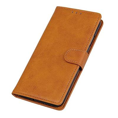 Casecentive Leren Wallet case met sluiting iPhone 13 Mini bruin