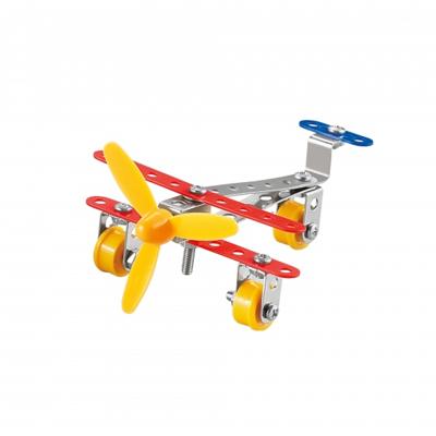 Toi Toys Metal construction vliegtuig 38 delig
