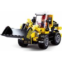 Sluban Wheel Loader bouwstenen set - thumbnail