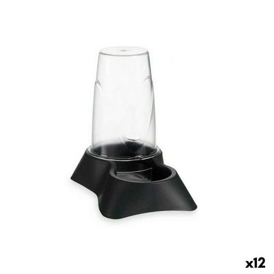 Dierenvoederbak Transparant Antraciet Polypropyleen 650 ml 12,5 x 18 x 19 cm