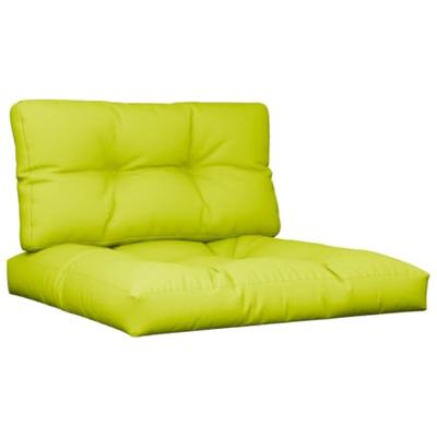 VidaXL Palletkussens 2 st stof heldergroen VidaXL Palletkussens 2 st stof heldergroen
