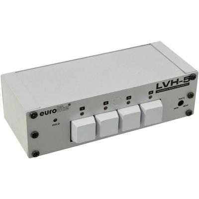Eurolite LVH-5 BNC-switch LED-weergave, Met metalen behuizing Eurolite LVH-5 BNC-switch LED-weergave, Met metalen behuizing