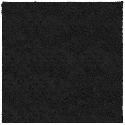 VidaXL Vloerkleed pamplona shaggy hoogpolig modern 160x160 cm zwart VidaXL Vloerkleed pamplona shaggy hoogpolig modern 160x160 cm zwart