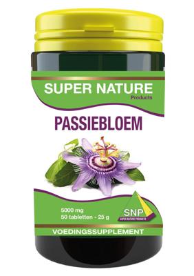 SNP Passiebloem 5000mg 50 Tabletten SNP Passiebloem 5000mg 50 Tabletten