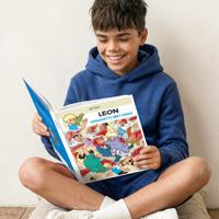 Persoonlijk stripboek - Jommeke 'Spaghetti Met Kaas' (Hardcover) - thumbnail