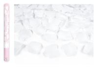 Confetti Kanon Rozenblaadjes wit 40 cm - thumbnail