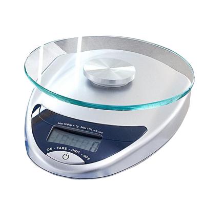 ADE KE736 keukenweegschaal Elektronische keukenweegschaal Blauw, Zilver Aanrecht