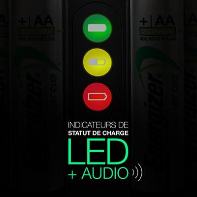 Energizer Pro ACU HR6 POW batterijlader + 2 AA 2000 mAh batterijen