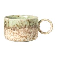 Mok gevlekt - blauw/bruin - 280 ml - thumbnail