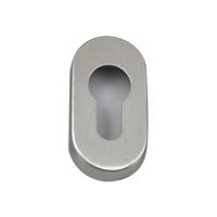 Hardbrass Cilinderrozet Shuffle ovaal - RVS - thumbnail