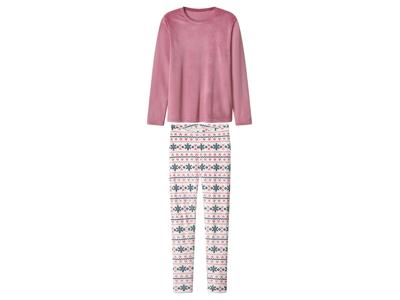 esmara Pluche kinder pyjama (Roze/wit, 134/140) esmara Pluche kinder pyjama (Roze/wit, 134/140)
