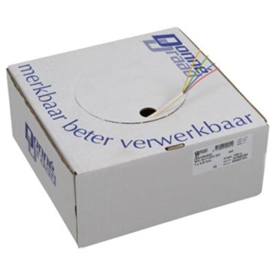 Donne belkabel en signaalkabel 4 x 0,8mm wit 1 meter