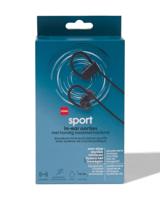 HEMA Draadloze oortelefoon in-ear sport zwart - thumbnail