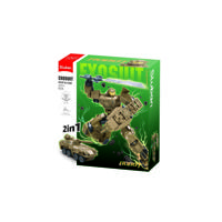 Sluban Army gewapend voertuig 2 in 1 (m38-b1280) - thumbnail