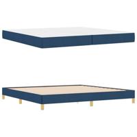 Boxspring bed Taupe, Bruin 200 x 200 cm Stof, Engineered Hout - thumbnail