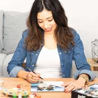 Ravensburger - CreArt 24x30 cm - Volwassenen - Schilderen op nummer - Australische Herder - Creatieve hobby - 12023114 - thumbnail