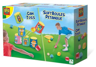 Behendigheidsspel SES Creative Chamboule-tout and soft petanque balls