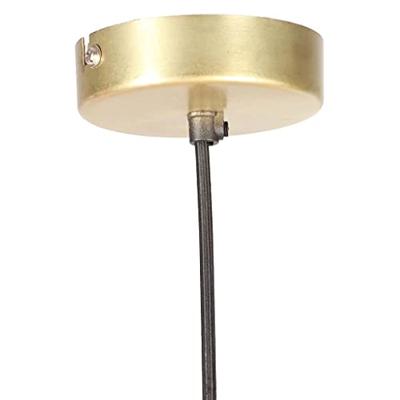 VidaXL Hanglamp rond 25 w e27 28,5 cm messingkleurig