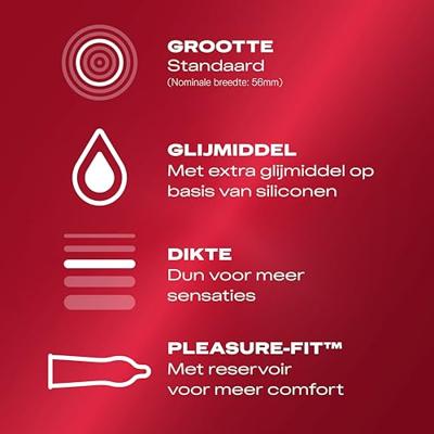 Durex Thin Feel (Extra Lube) Condooms 10 stuks - thumbnail