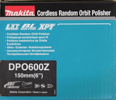 Makita dpo600z accu excentrische polijstmachine 18v 150 mm | zonder accu's en lader - dpo600z Makita dpo600z accu excentrische polijstmachine 18v 150 mm | zonder accu's en lader - dpo600z
