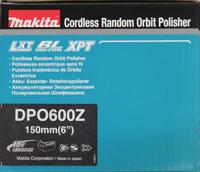 Makita dpo600z accu excentrische polijstmachine 18v 150 mm | zonder accu's en lader - dpo600z - thumbnail
