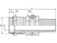 LAPP SKINDICHT® SR-SV PG 13/11 52023623 Wartel PG13.5 Messing Messing 25 stuk(s) - thumbnail
