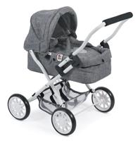 Kleine Poppenwagen Smarty - Grey Jeans - thumbnail