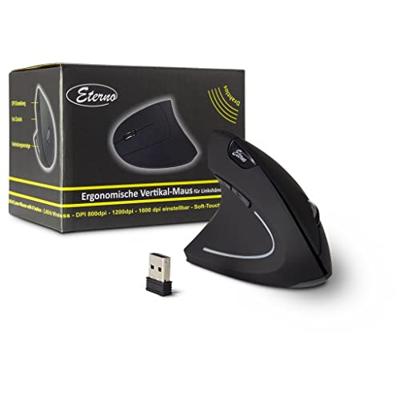 Inter-Tech KM-206L muis RF draadloos + USB Optisch 1600 DPI Ambidextrous