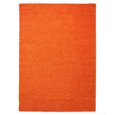 Tapeso Hoogpolig vloerkleed shaggy Trend effen - oranje - 300x400 cm