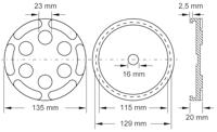 KS Tools 160.0555 Rubberen kussen - thumbnail