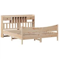 Bedframe zonder matras massief grenenhout 180x200 cm - thumbnail