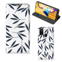 Samsung Galaxy M30s | M21 Smart Cover Leaves Blue - thumbnail