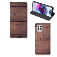 Motorola Moto G100 Book | Wallet Case | Old Wood - thumbnail