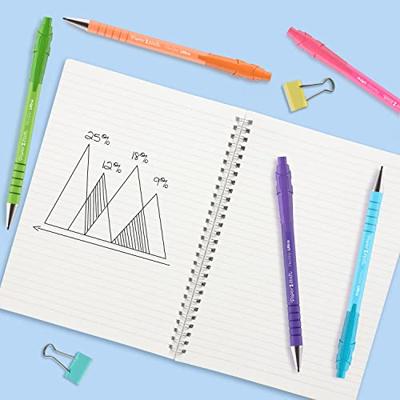 Paper Mate balpen Flexgrip Ultra RT Brights, medium, blauwe inkt, blister van 5 stuks, assorti